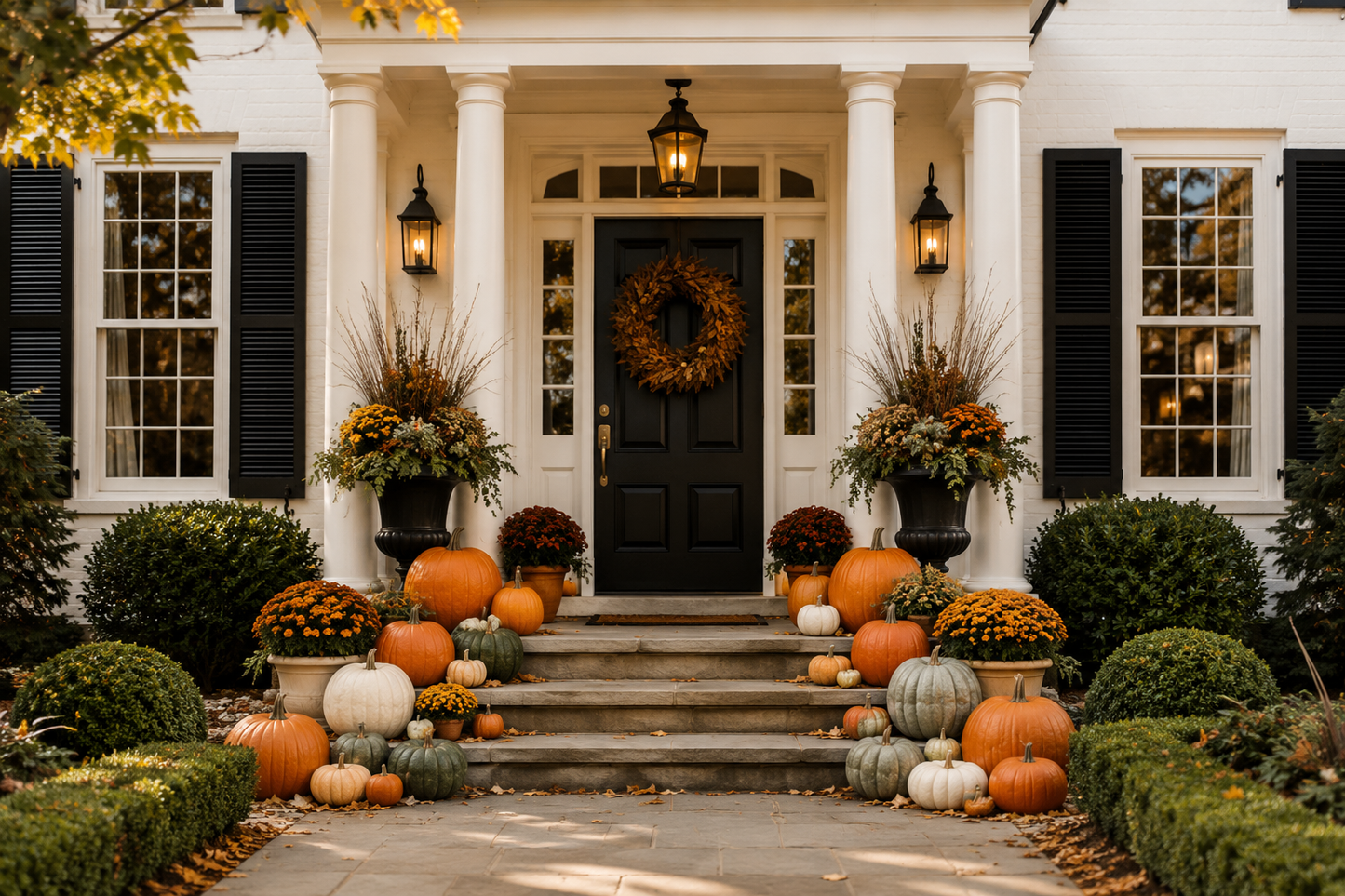 The Refined Porch Package - 25 Premium Pumpkins & Gourds